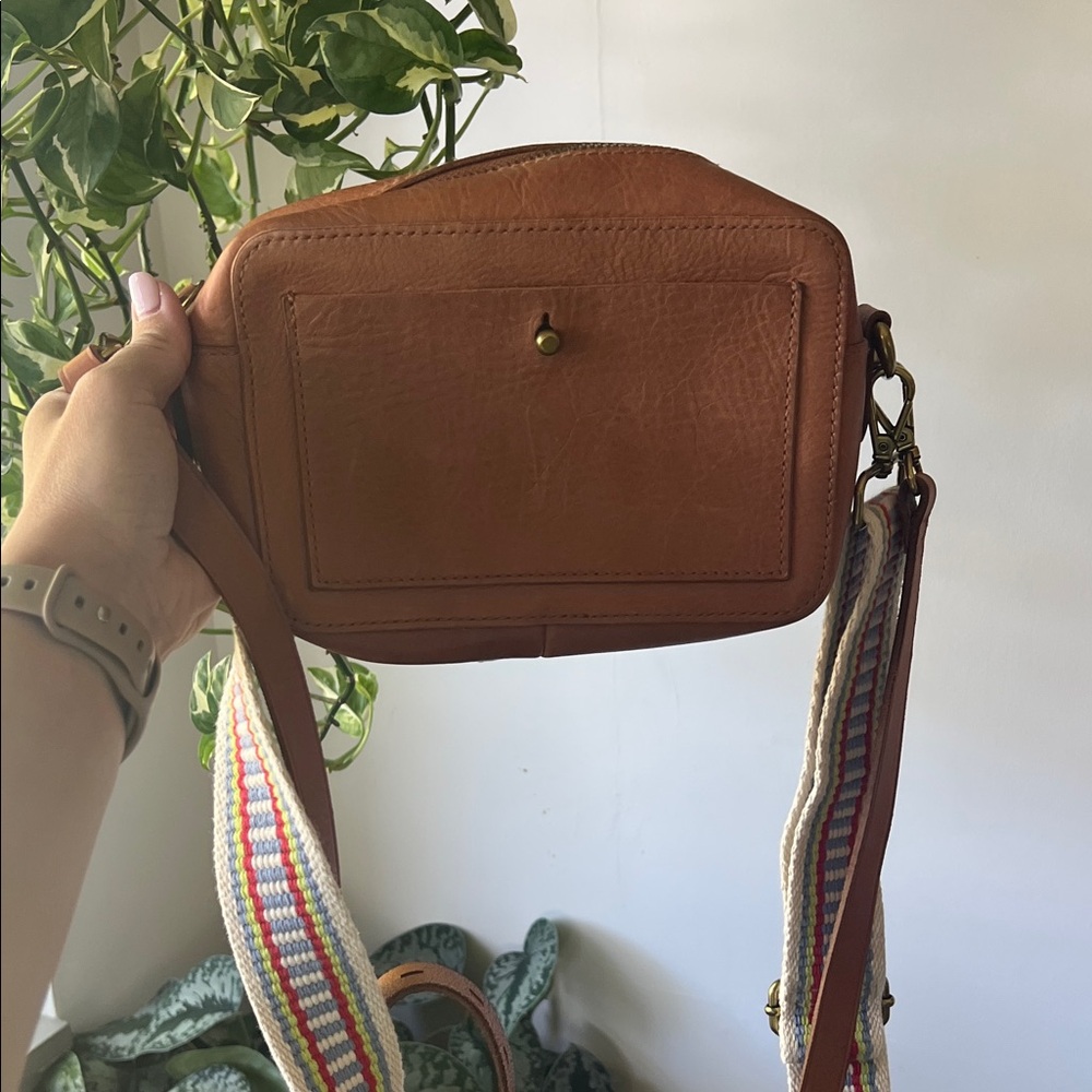 Madewell The Transport Camera Leather Bag